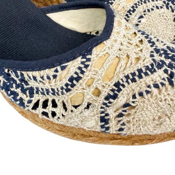 Viscata Barcelona Satuna Limited Edition Canvas Espadrille Wedges Size 9 / 40 - Picture 16 of 16